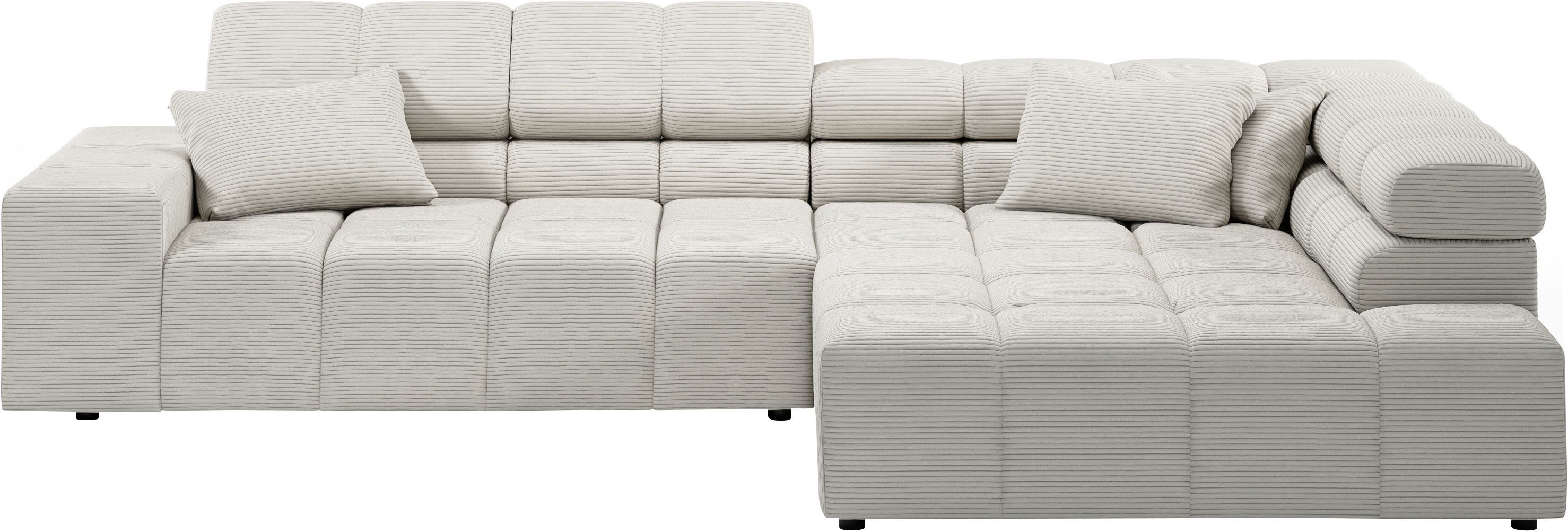 INOSIGN Ecksofa Ancona incl. Kopfteilverstellung, OTTOs günstig online kaufen