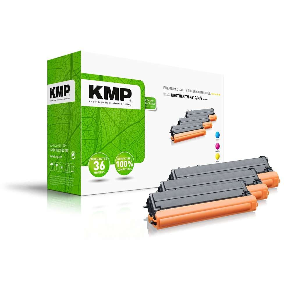 KMP Tonerpatrone TRIPLEPACK B-T99V Tonerkartusche 3 Stück(e) Kompatibel Cyan, Magenta