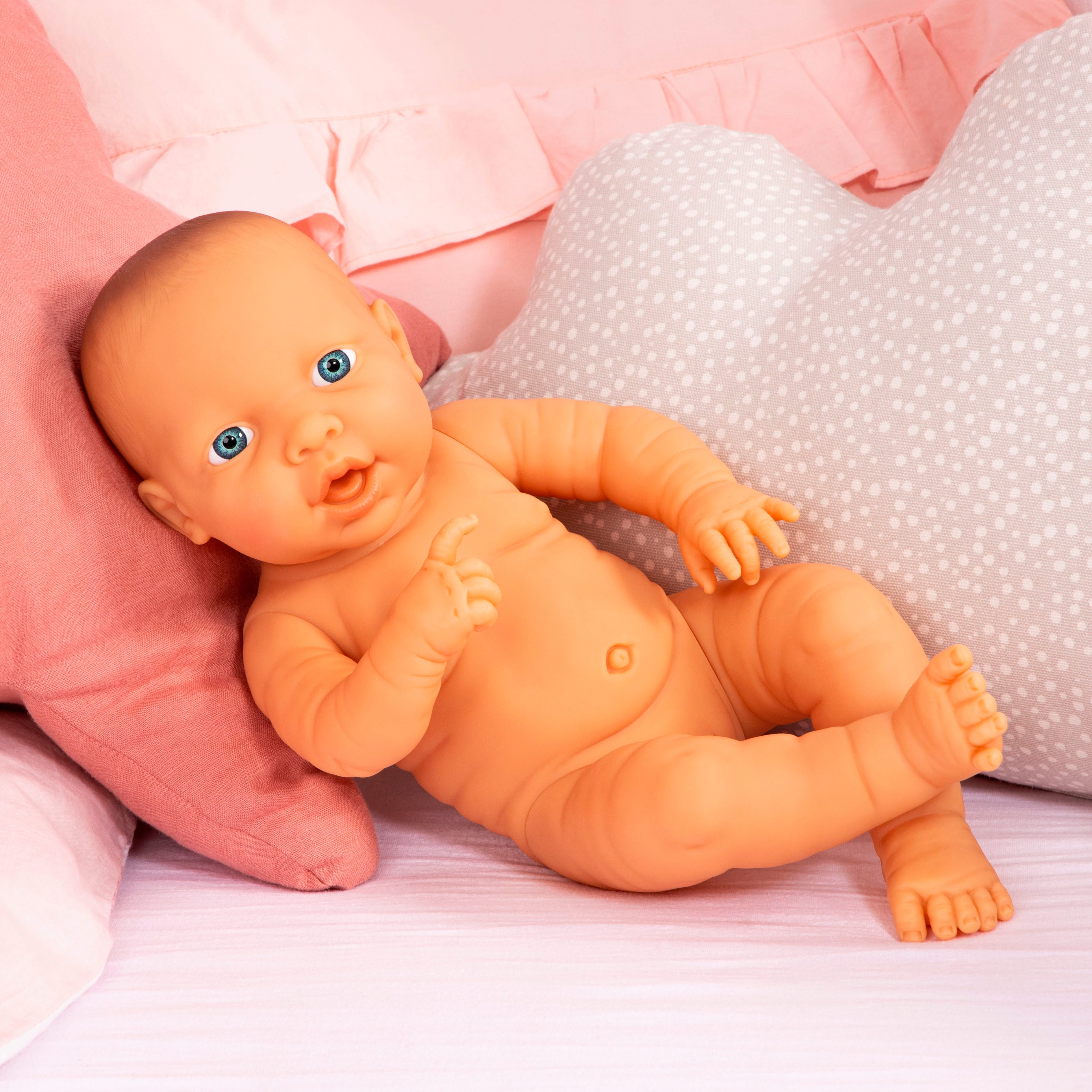 Bayer Babypuppe Newborn Baby Mädchen, 42 cm – Bild 4 von 5