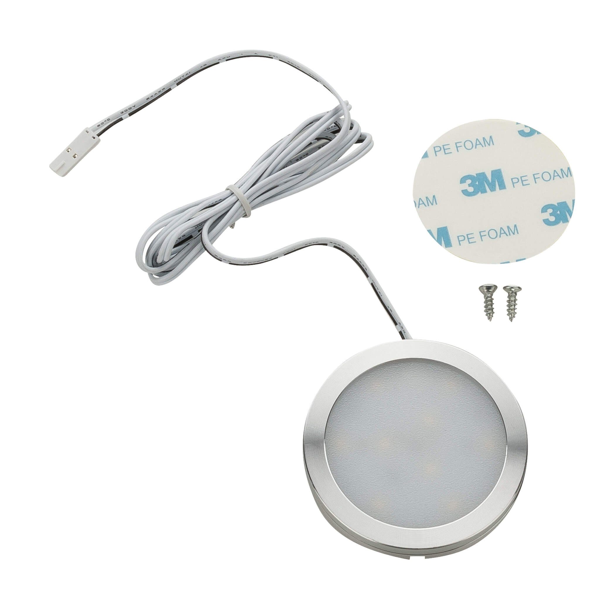 SEBSON Sensor, 8x warmweiß IR Schrankleuchte LED Set, 6er Aufbauleuchte 2W, 130lm dimmbar,