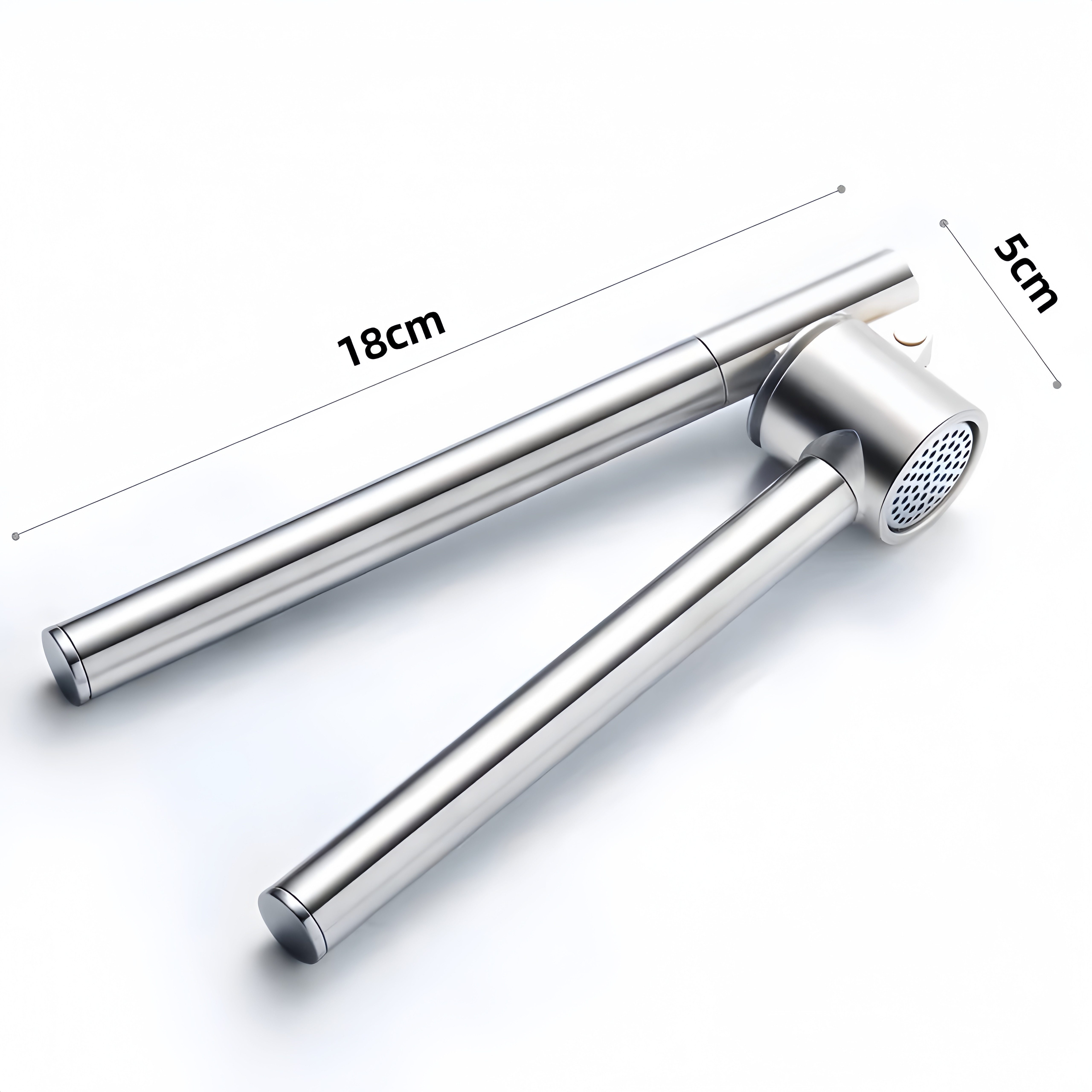 FOUORTUNATE-BEE Knoblauchpresse noblauchpresse 4in1 mit Schäler & Zerkleinerer Set, Knoblauchzerkleinerer & Ingwerpresse für Küche