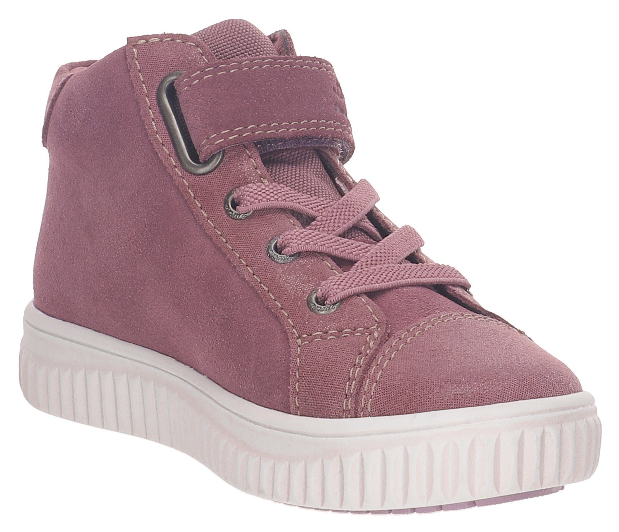 Lurchi YINA-TEX WMS: mittel Sneaker rosa mit TEX-Membrane wasserabweisender 049277