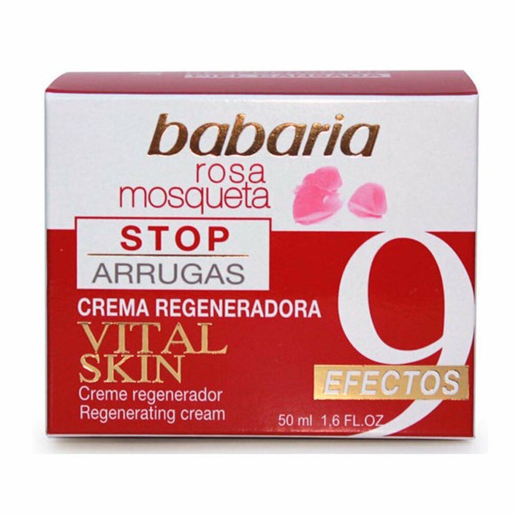 babaria Tagescreme Babaria Rosa Mosqueta Vital Haut Regenerierende Creme Stop Falten