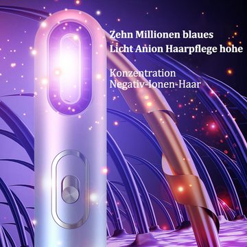 Avisto Haartrockner Negativ-Ionen-Haartrockner hohe Leistung Blaulicht Anion Föhn3 in1 , Hochwertiger deutscher Motor, Farbverlauf, 3 -Speed-Wind-instellung,Kollagen-Haarpflege