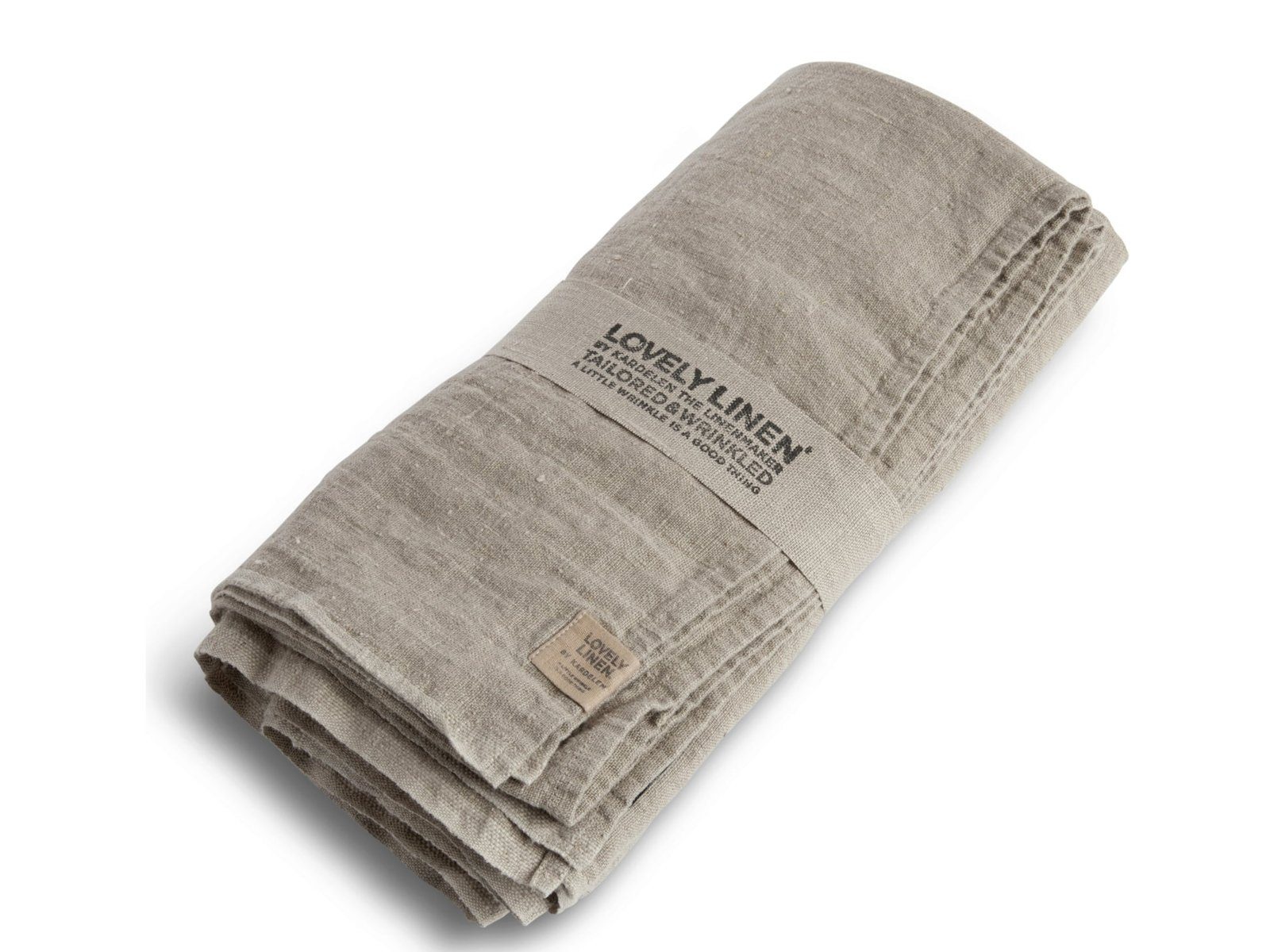 Tischdecke Lovely Tischdecke Leinen natural beige 100x100 cm