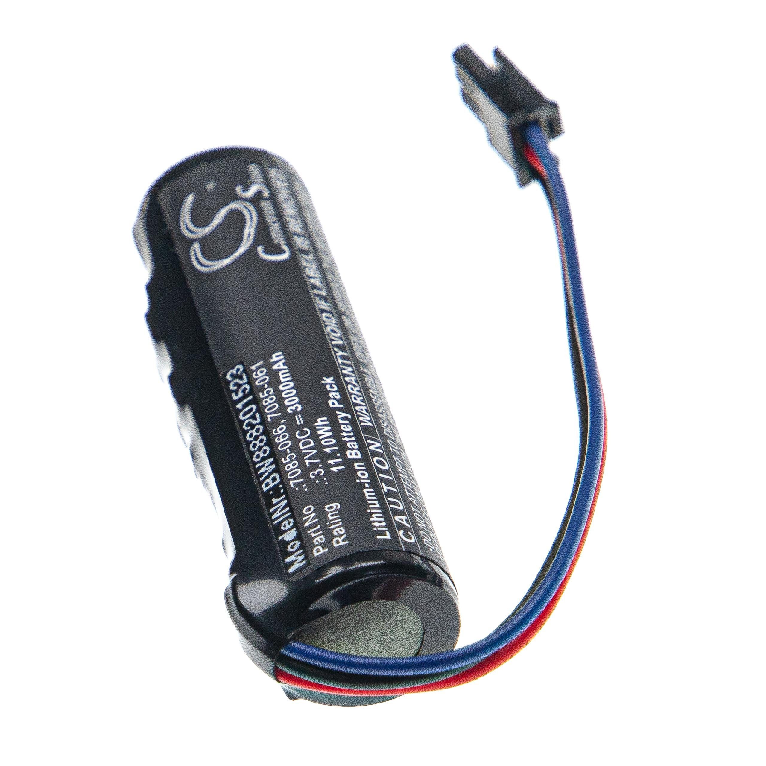 vhbw Akku passend für Gras BMZ 3,7V, Wetterstationen 7084-066, Heimwerker, Akku mAh Wolf 1S2P 0227-0353, und (3000mAh, Garten Li-Ion) Strauchschere 3000