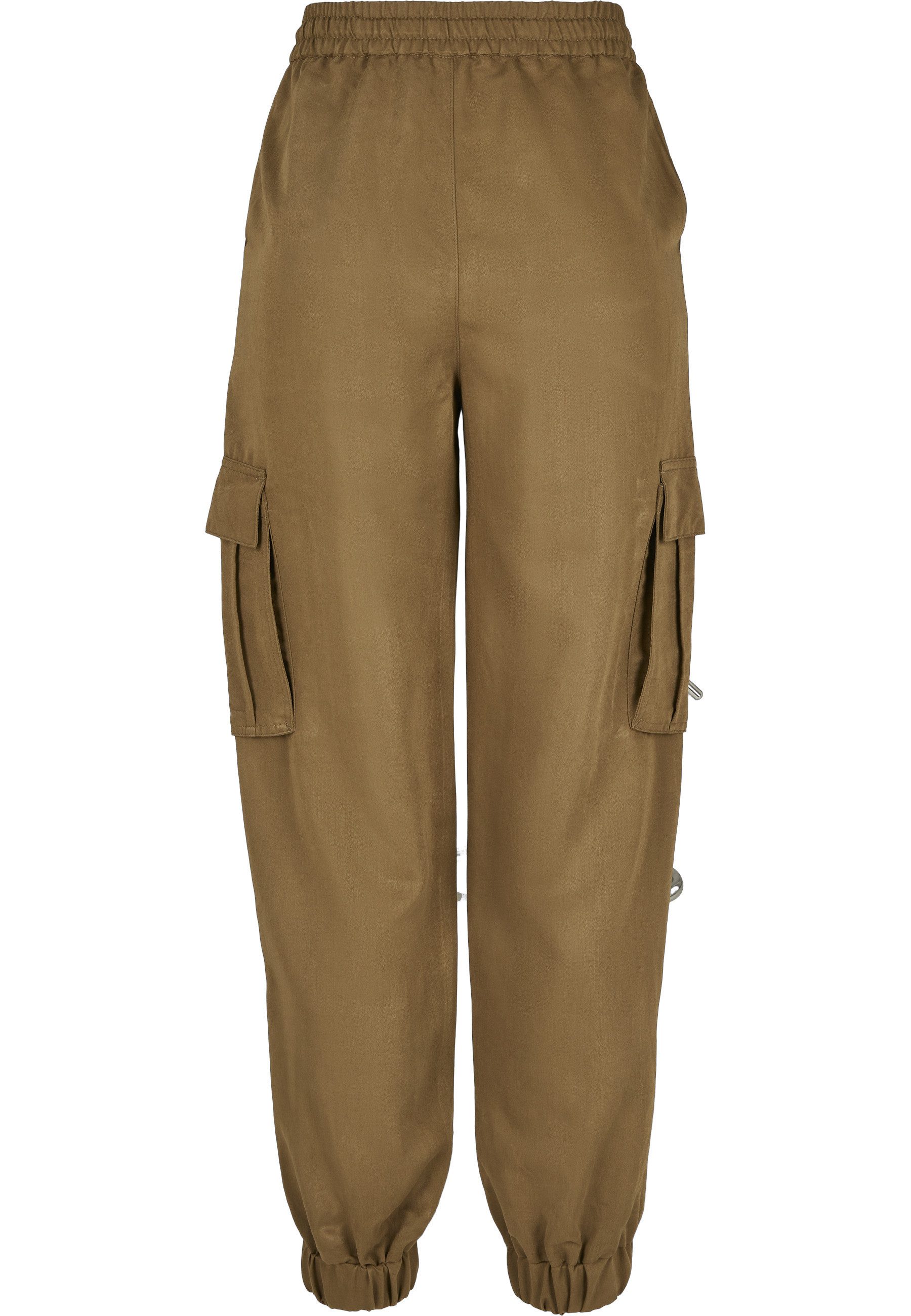 URBAN CLASSICS Cargohose Urban Classics Damen Ladies Viscose Twill Cargo Pants (1-tlg)