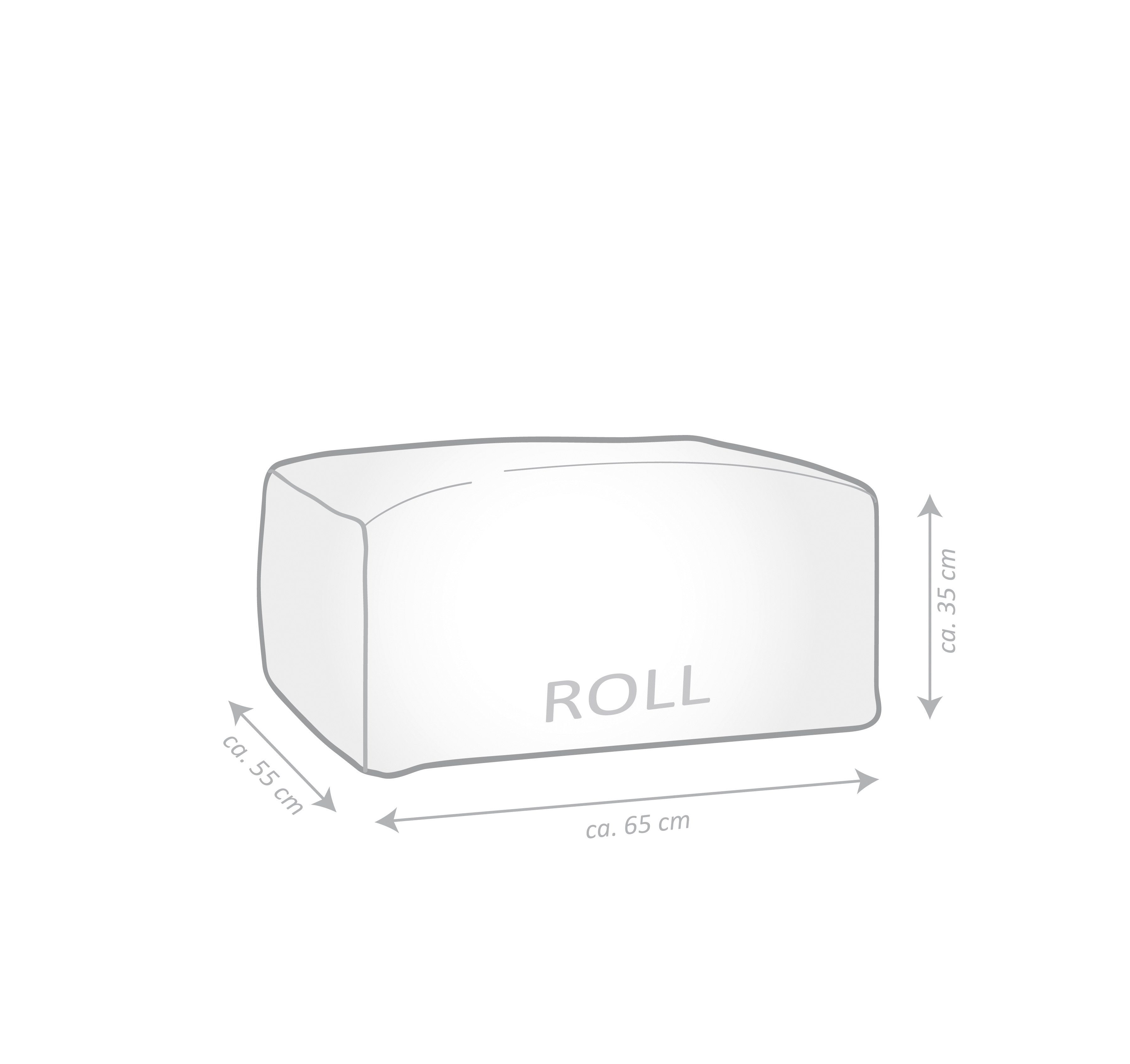 Sitting Point Magma Sitzsack 65x35x55cm Grau Hocker