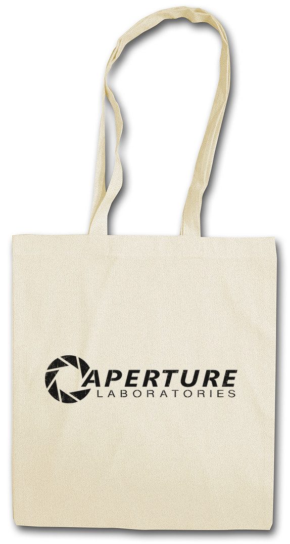 Beuteltasche Vintage Aperture Laboratories Stofftasche Science Logo Labs Game