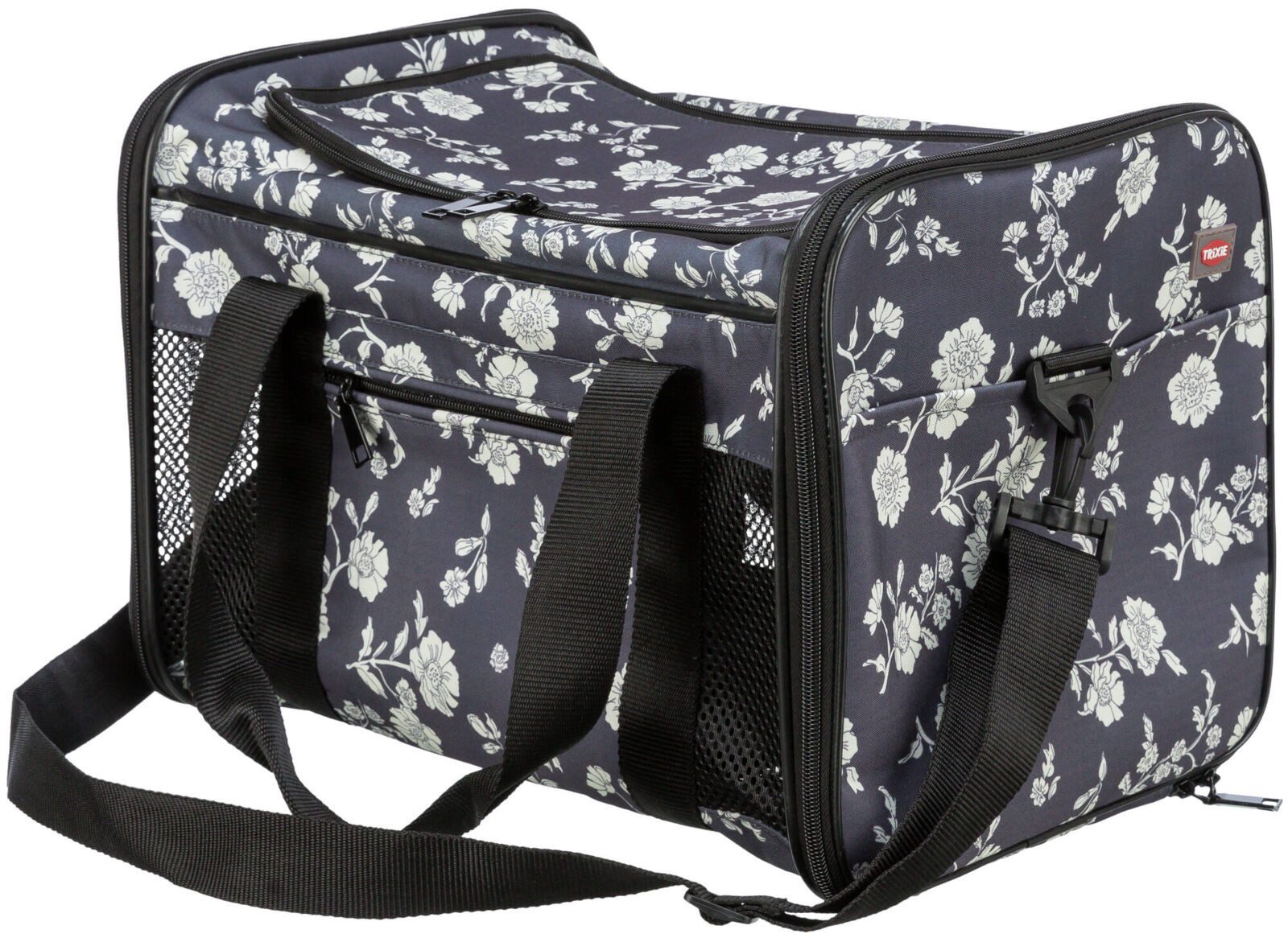 TRIXIE Tiertransporttasche Tasche Adrina - schwarz - 26 × 27 × 42 cm