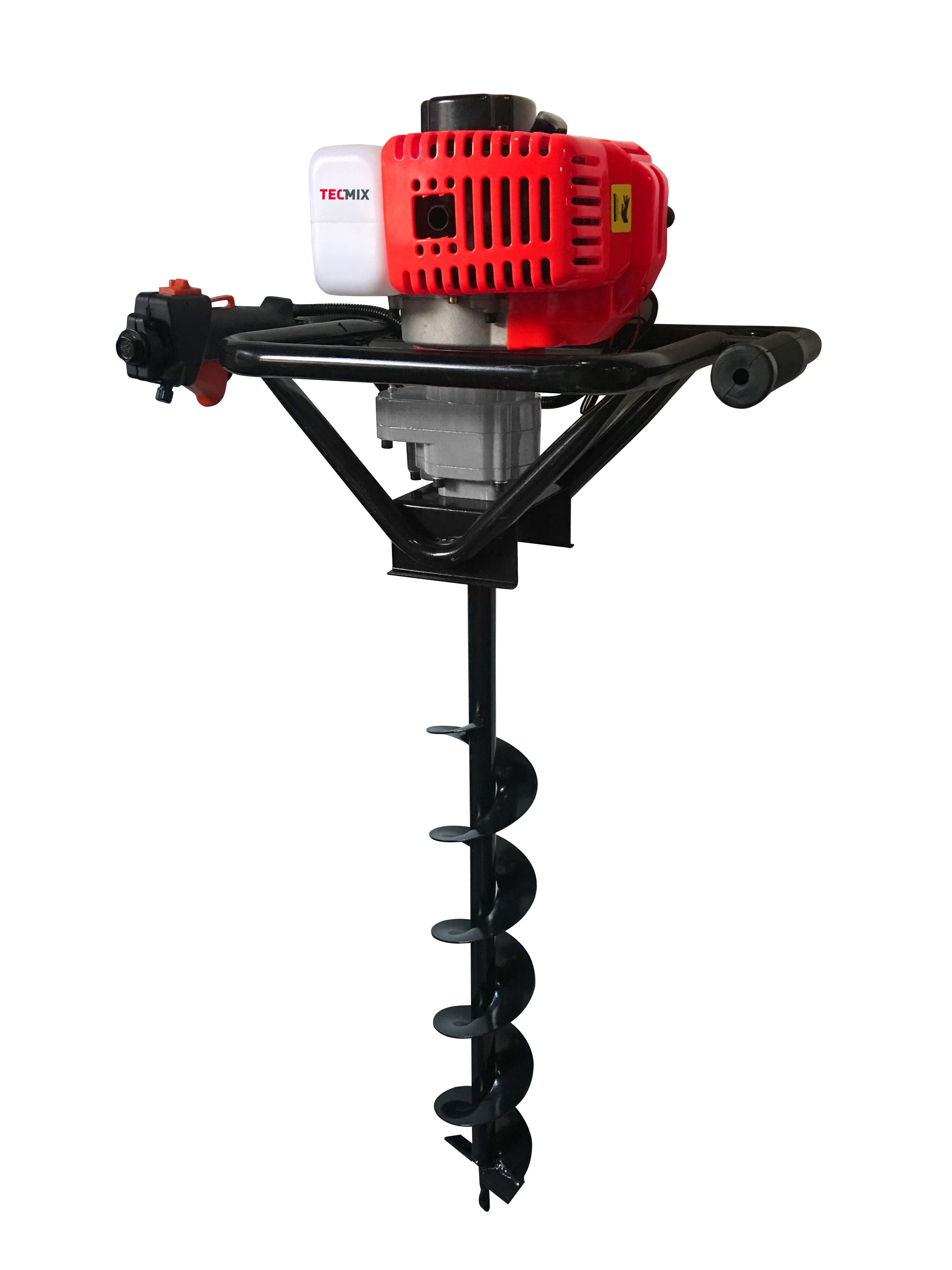 TECMIX Erdbohrer ERDBOHRER EB 2000 2-TAKT, 51,7 CM³, 1,2 L, INKL 100 MM ERDBOHRER, (Set, 1-tlg), inkl. 100mm Erdbohrer