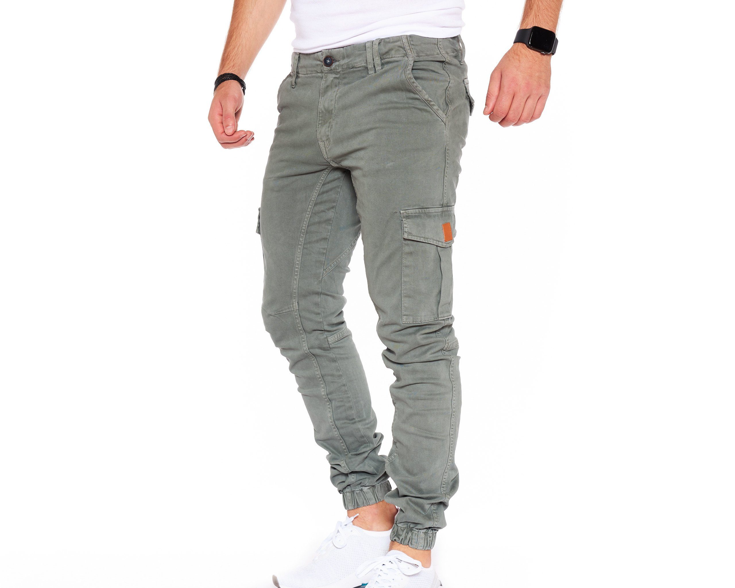 Styleko Chinohose Slim fit Cargohose Herren Cargohose männer Cargohose für Herren Jogger