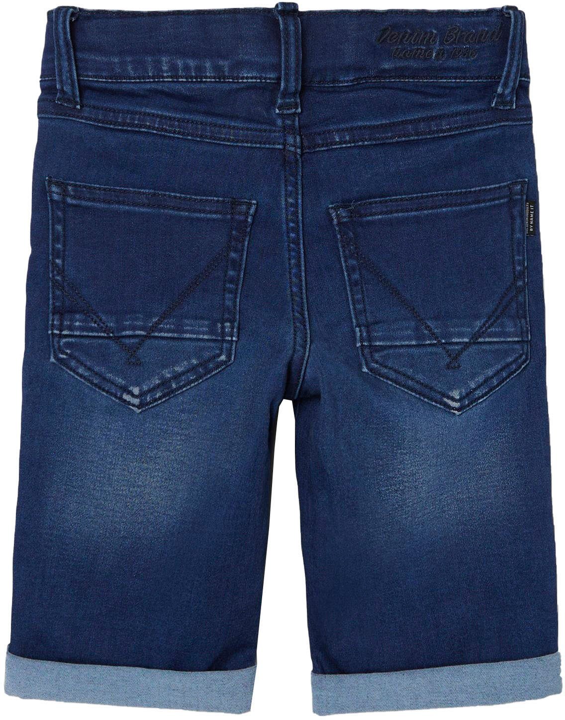 Name It Jeansshorts NKMTHEO XSL DNM L SHORTS 6622-CL NOOS, Denim aus  Materialmix mit Baumwolle und Stretch