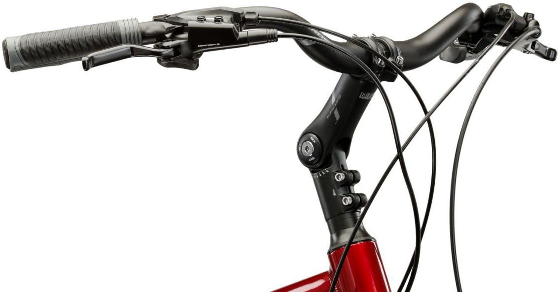 Kross Trekking Bike Men's Trekking Bike 28" Trans 4.0 Red 24 Gears, 24-Speed ​​Shimano ACERA M3020 Derailleur, Derailleur Gears