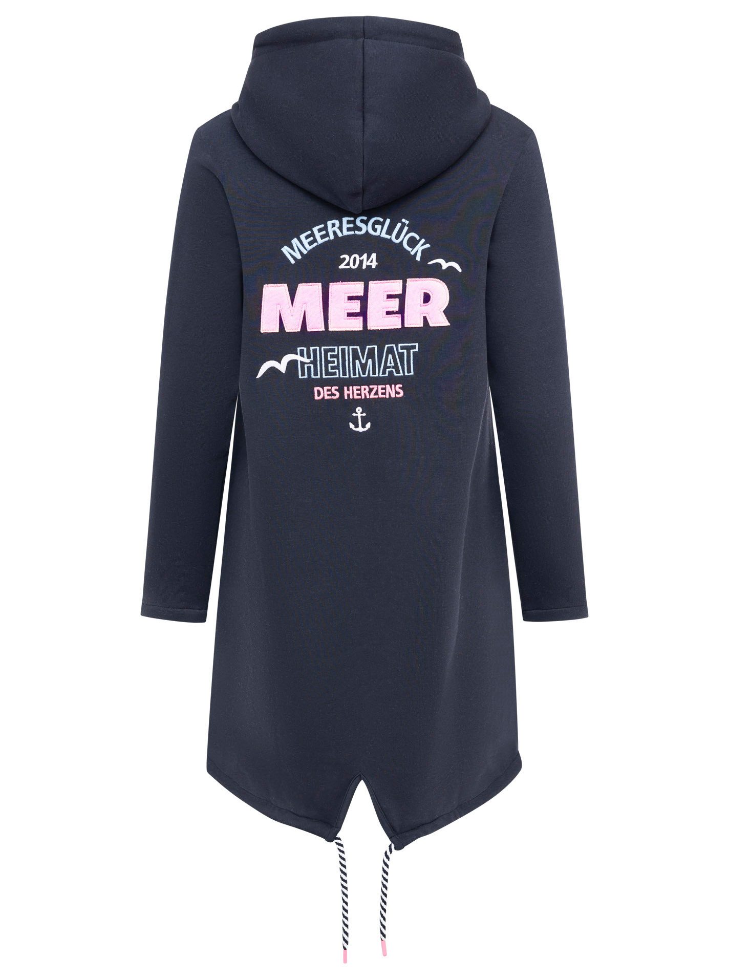 Zwillingsherz Kapuzensweatjacke Hoodiemantel "Meeresglück" günstig online kaufen