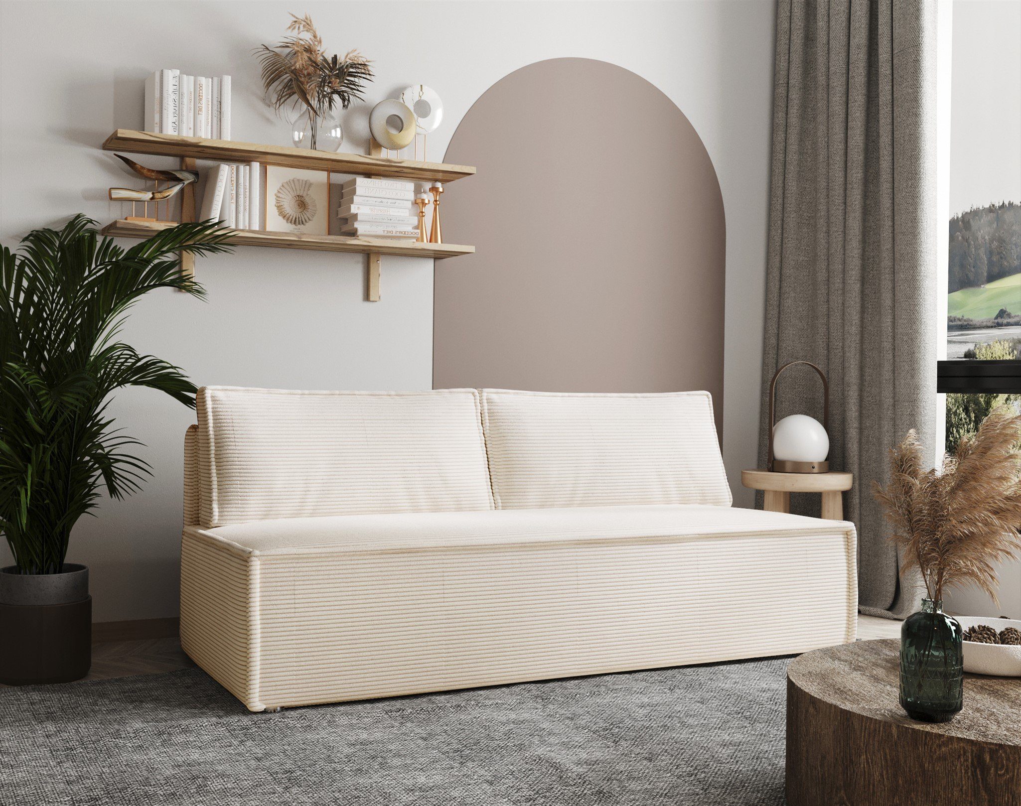 Fun Möbel Schlafsofa Sofa Designersofa EMMA günstig online kaufen