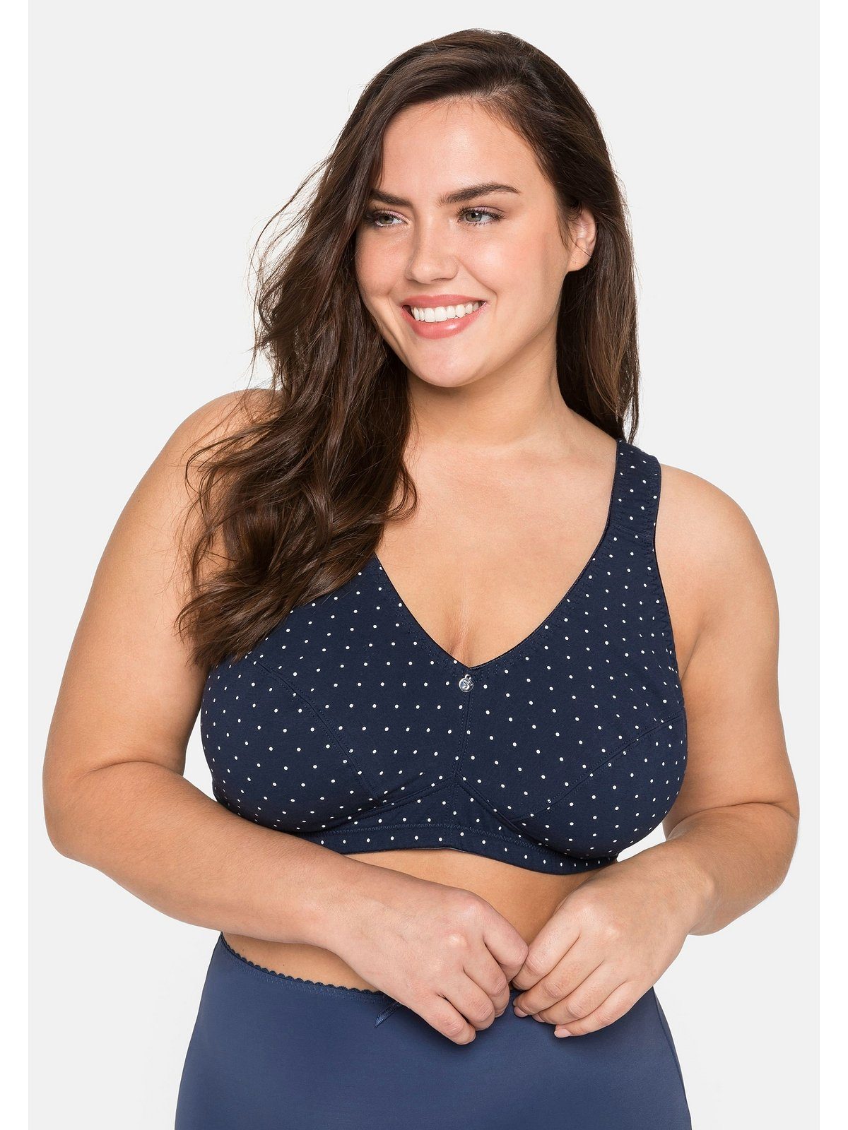 Sheego Entlastungs-BH Große Größen ohne Bügel, im Doppelpack