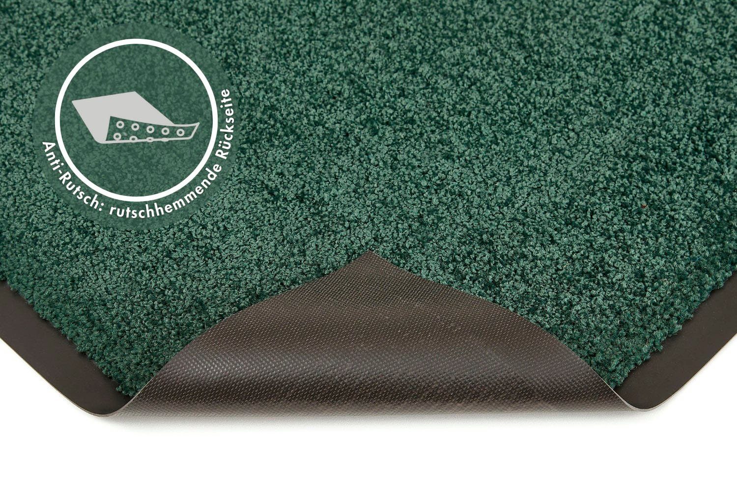 Fußmatte geeignet, Schmutzfangmatte, Außenbereich für Höhe: waschbar Verdi, Andiamo, rechteckig, auch grün überdachten mm, 6