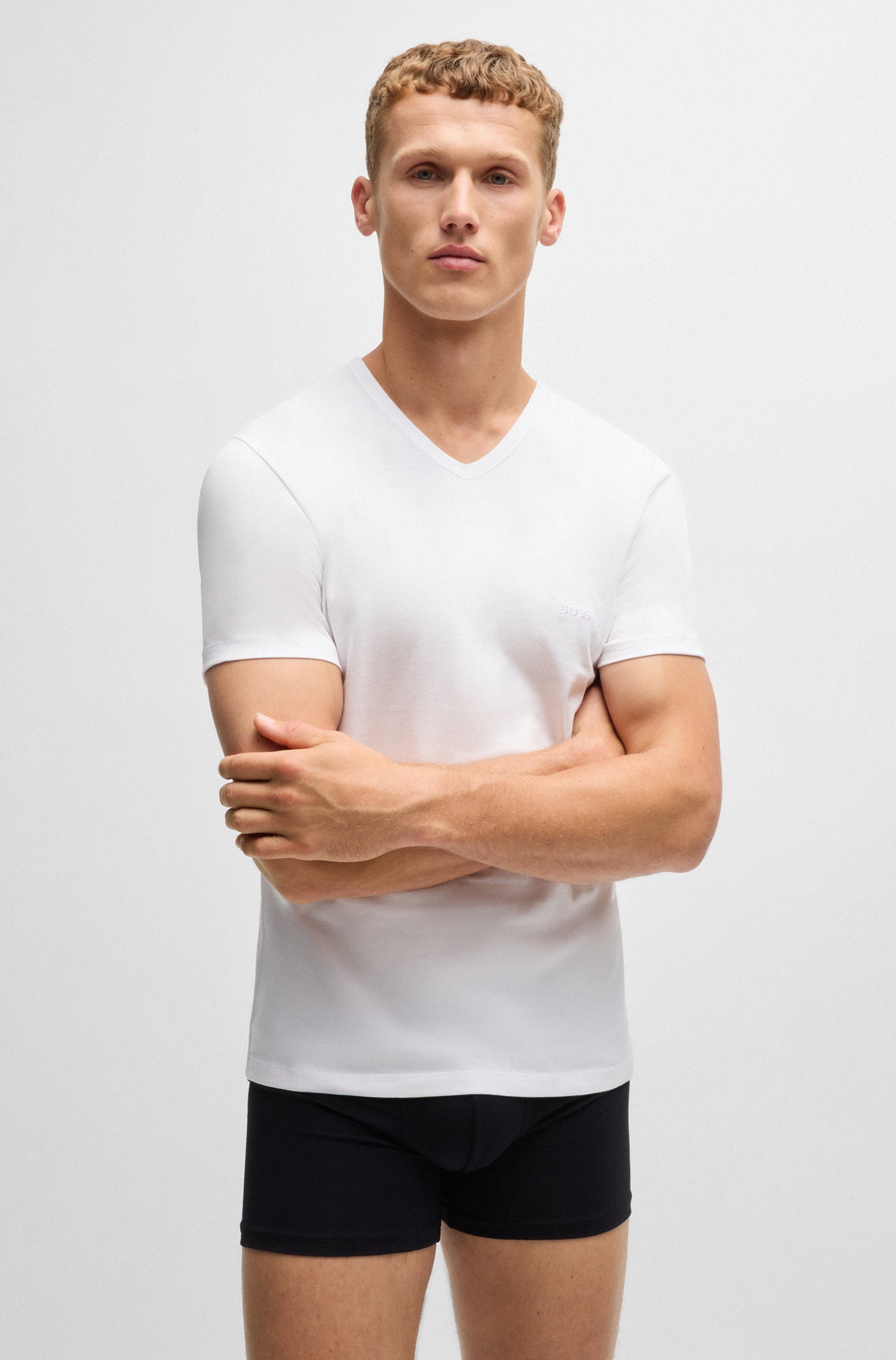 BOSS V-Shirt T-Shirt VN 3P CO (Packung) günstig online kaufen