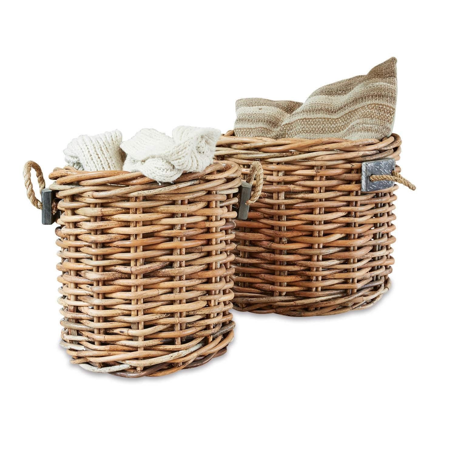 Mirabeau Dekokorb Korb 2er Set Marché braun (2er Set, 2er Set)
