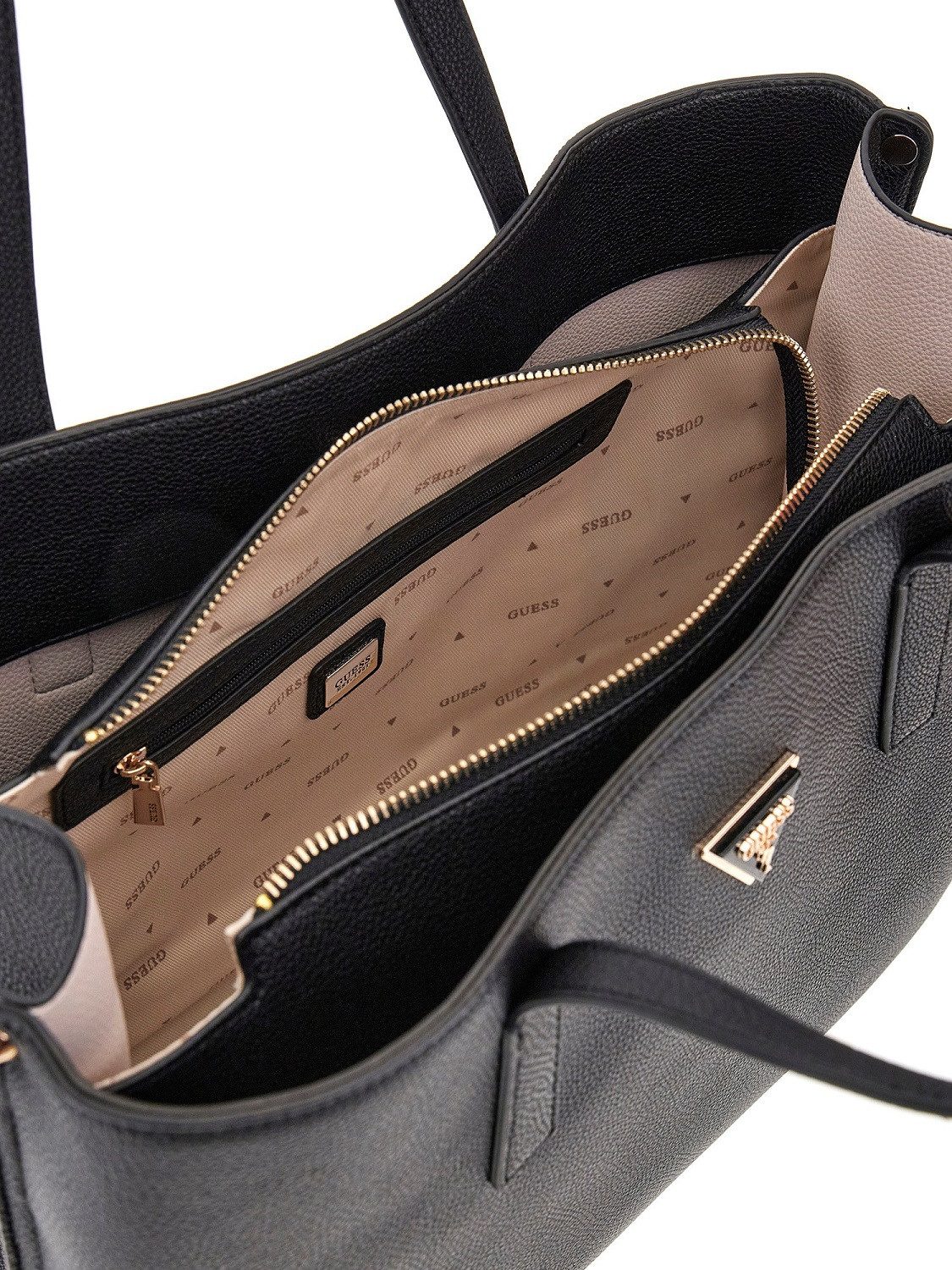 Guess Schultertasche HWBG6974230 MERIDIAN II GIRLFRIEND TOTE (Stück, 1), Logoschriftzug