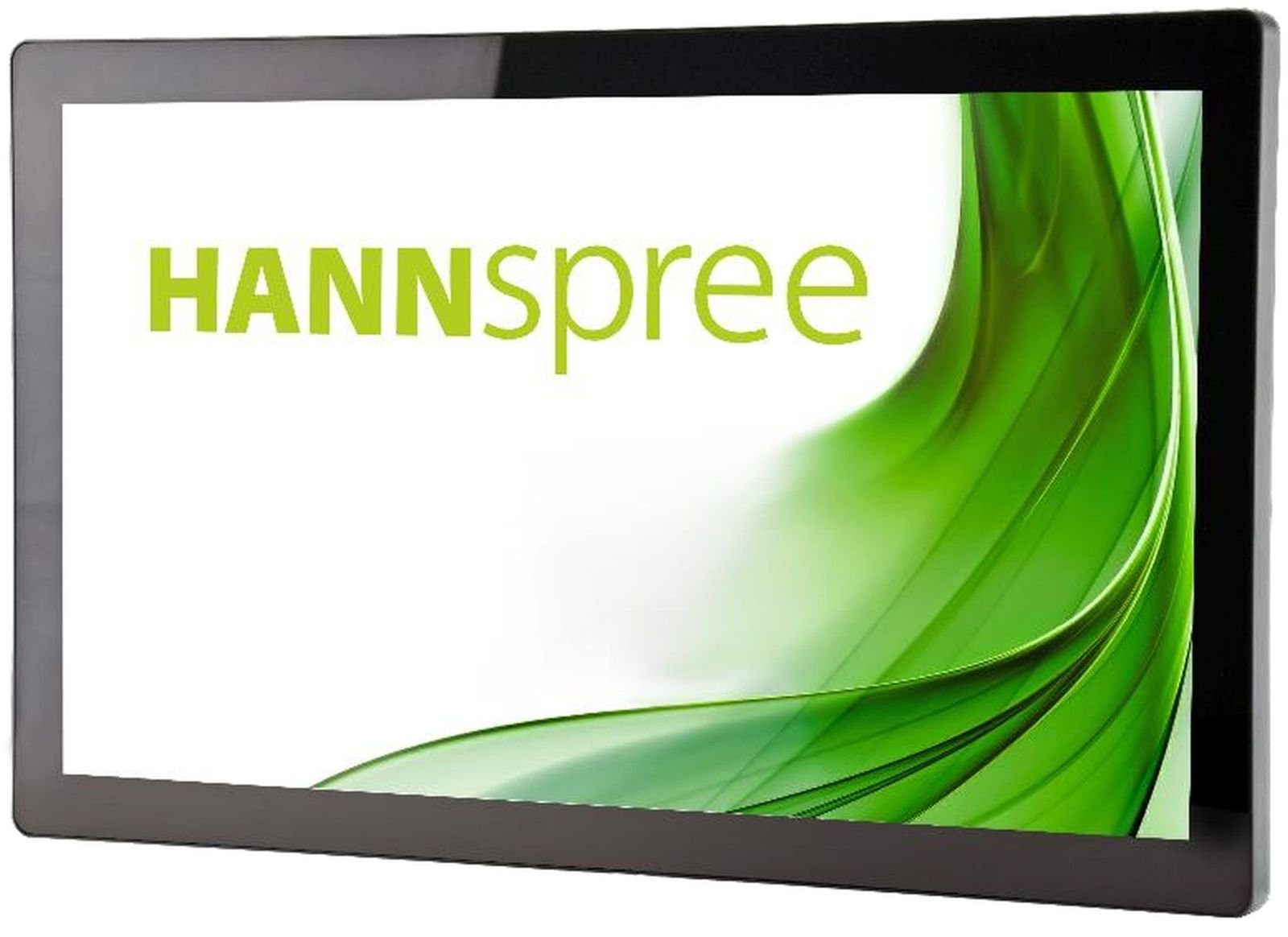 Hannspree 60.4cm (23,8) HO245PTB 16:9 M-TOUCH HDMI+DP+VGA TFT-Monitor (1920 x 1080 px, Full HD, 5 ms Reaktionszeit, 60 Hz, ADS, Touchscreen, Eingebautes Mikrofon, Lautsprecher, Kopfhörerbuchse)