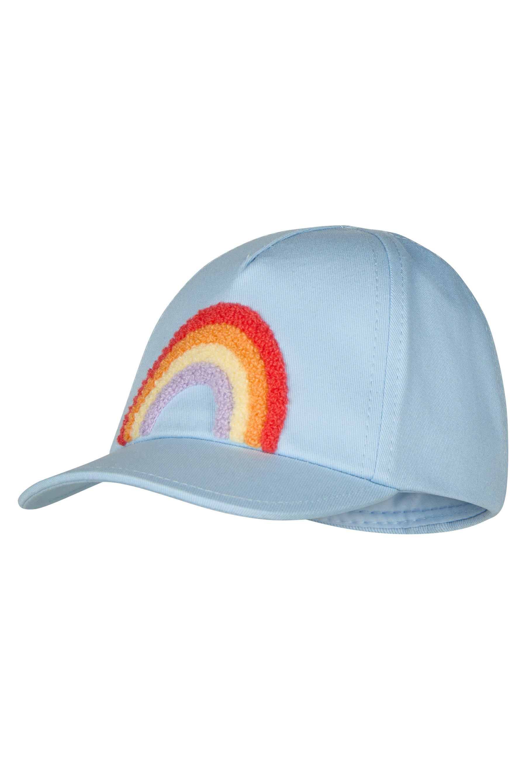 Sterntaler® Baseball Cap Basecap Regenbogen (1-St) Canvas-Basecap mit Regenbogenprint und Gummi