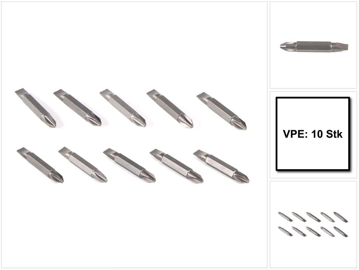 Bohrer- und Bitset Bit Set PH2 45 mm 10 Stück