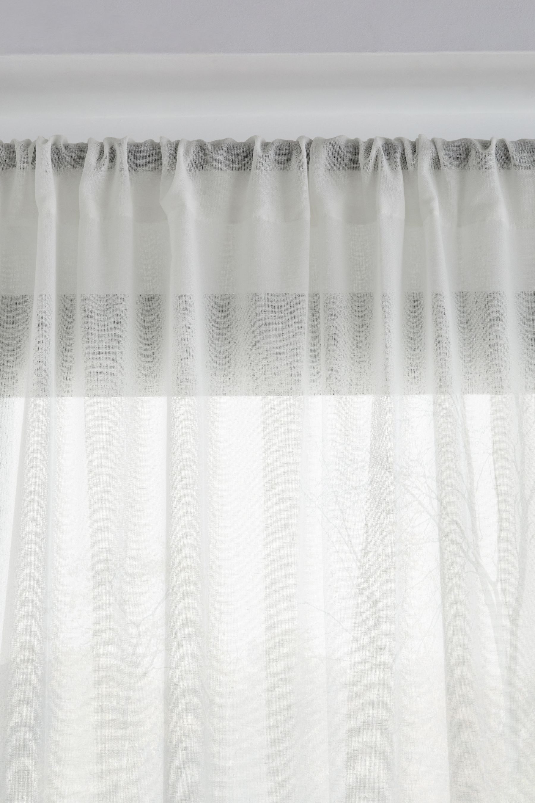Next Gardine Transparente Voile-Bahnenvorhänge mit Schlaufen, günstig online kaufen