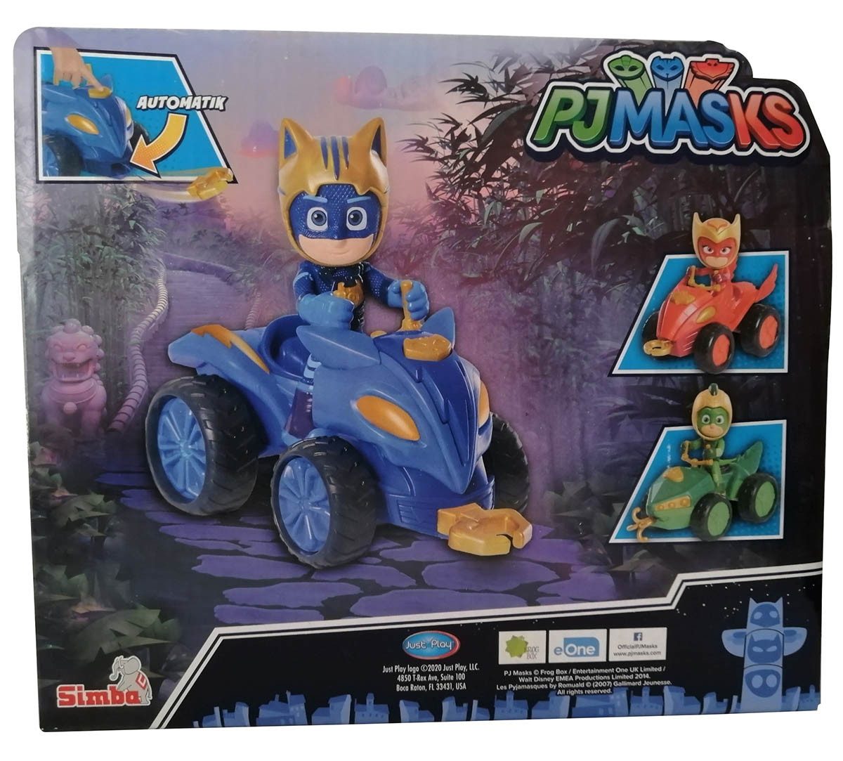 PJ Masks Spielfigur Catboy Superheld bewegliche Spielfigur 8 cm Quad, (1-tlg)