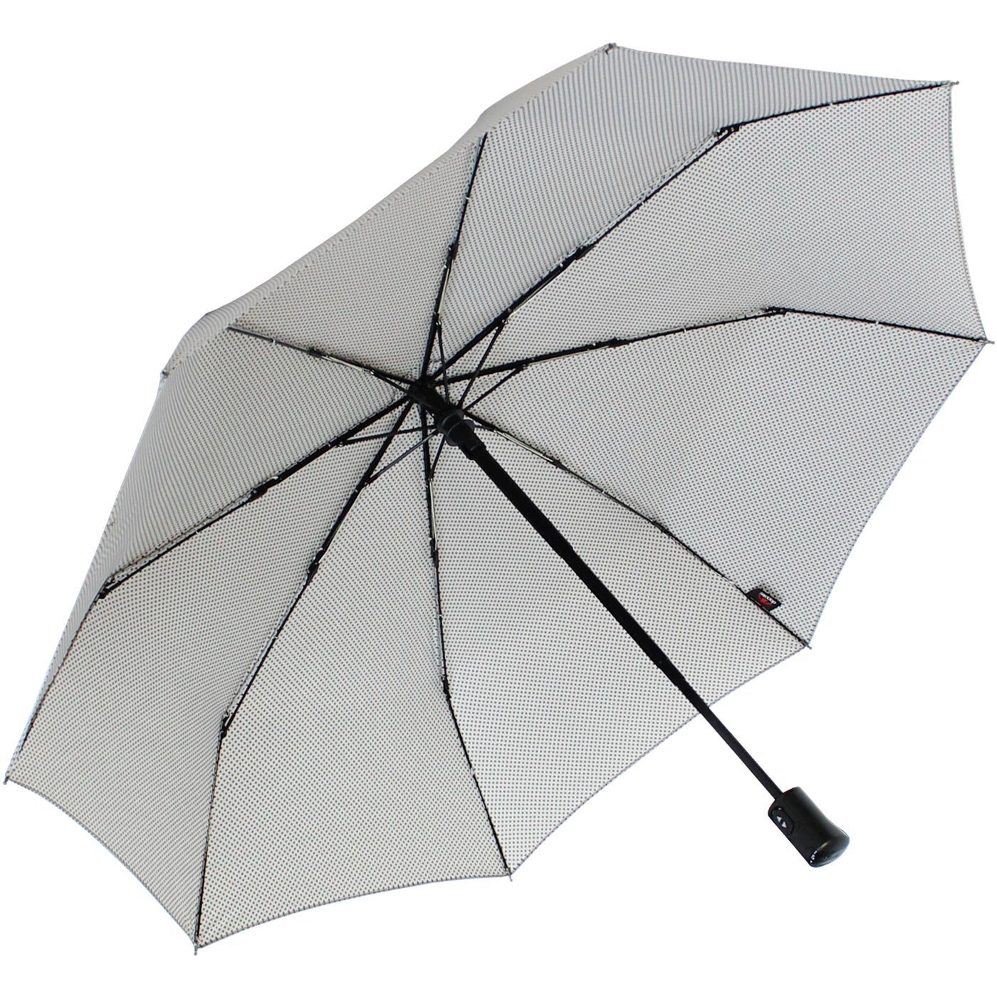 doppler® Taschenregenschirm oder Schirm Reisegepäck ideal mit für Handtasche praktischer, leichter Auf-Zu-Automatik