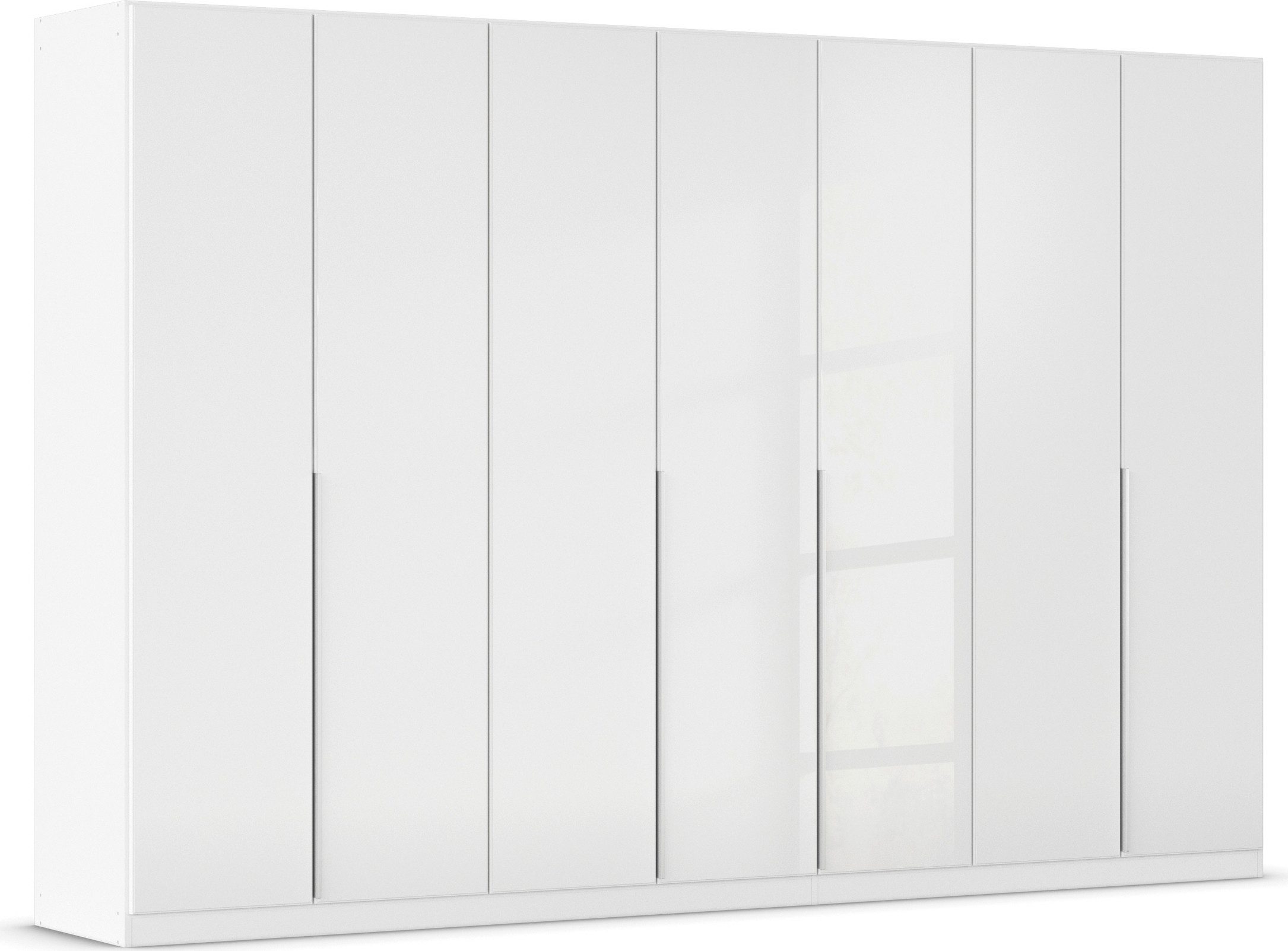 OTTO home Drehtürenschrank Kleiderschrank Kleiderschränke Schrank Garderobe AGORDO mit Glasfront (in zwei Griff-Farben, Breiten 91-405 cm) durchdachte Innenausstattung, in 8 Breiten und 2 Höhen MADE IN GERMANY
