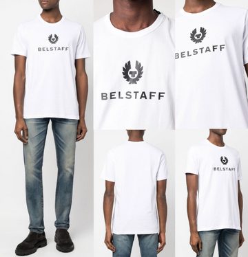 Belstaff T-Shirt BELSTAFF Signature T-Shirt Retro Cotton Phoenix Logo Tee Regular Shirt