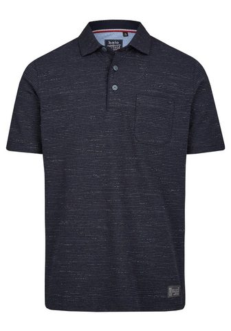 Jacquard-Poloshirt из Effektgarn