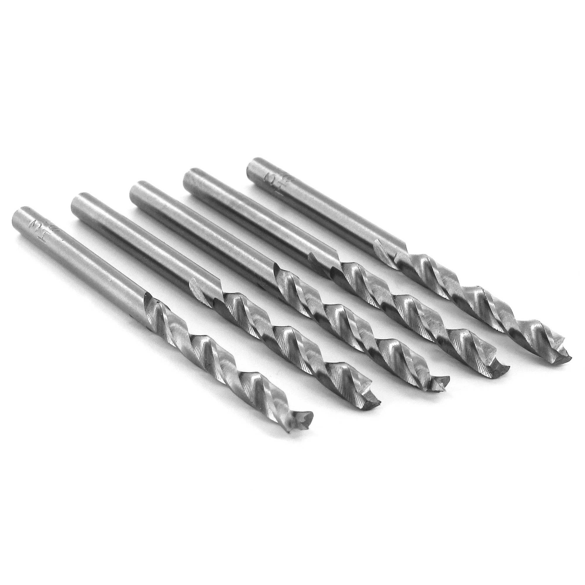 ENT European Norm Tools Spiralbohrer im 5er Pack, Ø 1 - 5 mm, geschliffener Premium HSS Holzspiralbohrer