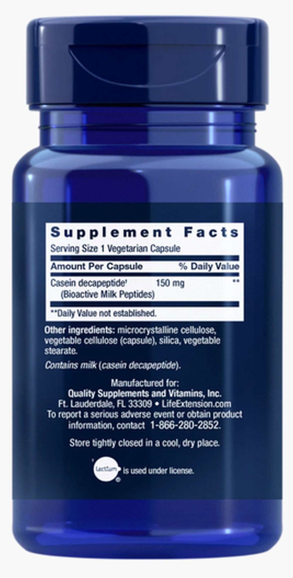 Life Extension Life Extension Bioactive Milk Peptides-30 veget. Kapseln Kapseln