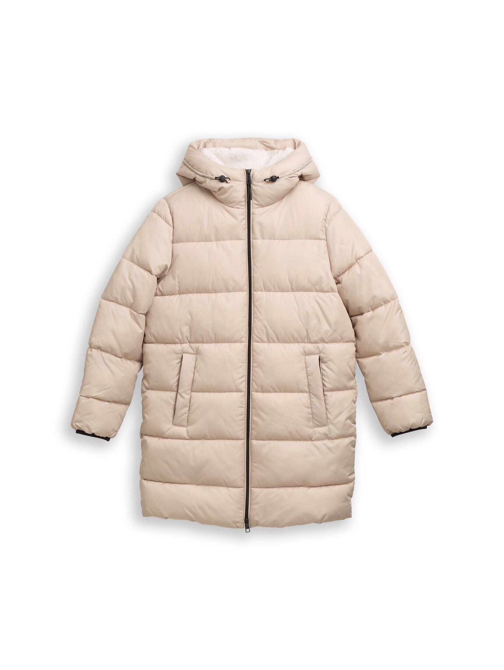 TOM TAILOR Denim Steppmantel Jacken Puffer-Mantel mit Kapuze