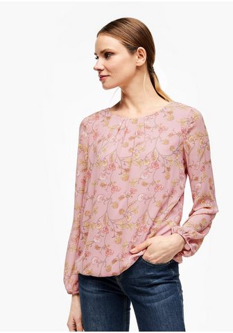 Chiffon/Jersey-Bluse