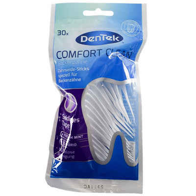 DenTek Zahnseide-Stick DenTek Comfort Clean Zahnseide-Sticks 30-er Packung Mundpflege, mit Minzgeschmack
