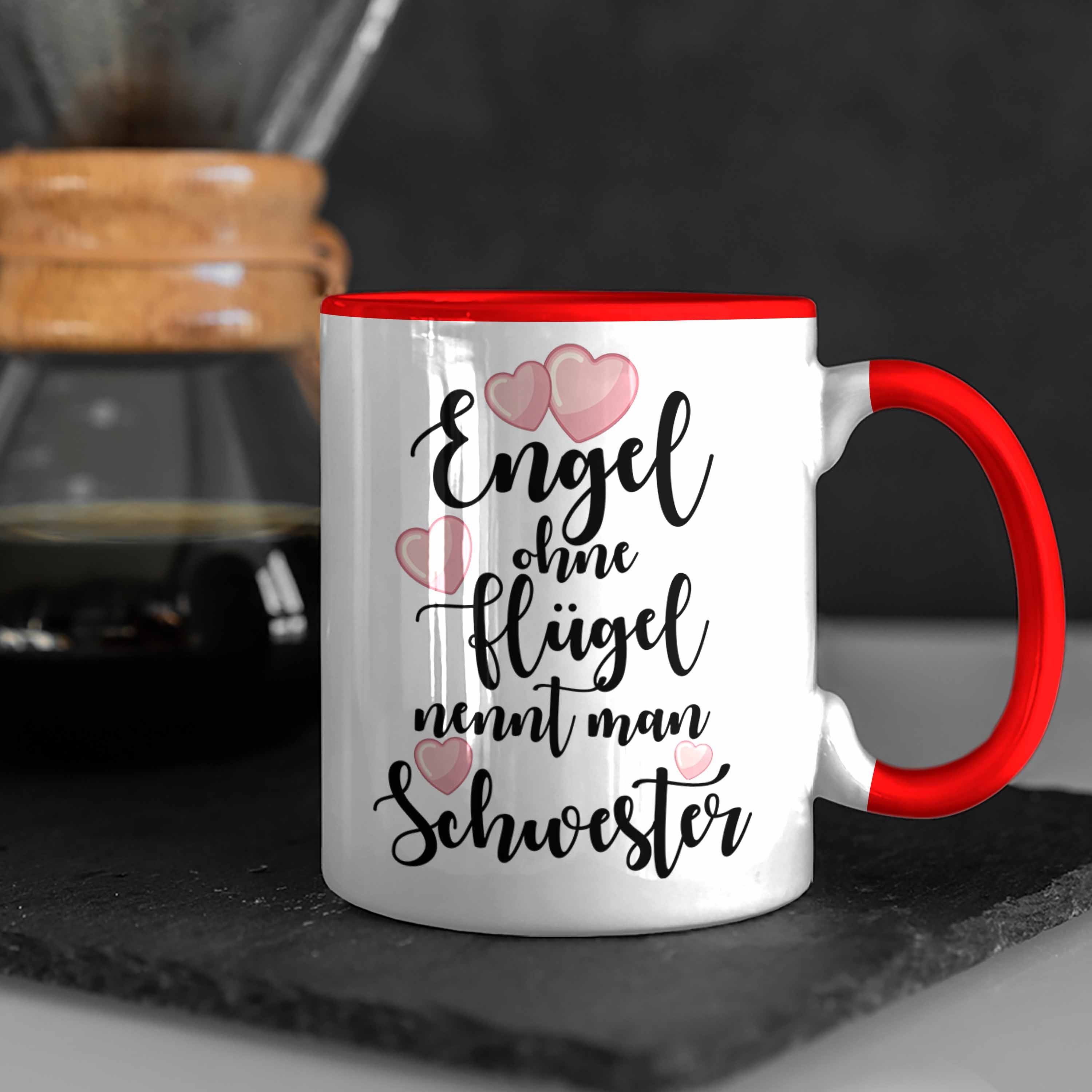 Bruder Geschenk Rot Trendation Trendation Weihnachten - Tasse Lustig Geschenkideen Mug Beste Tasse Kaffeetasse Schwestern Schwester Geburtstag