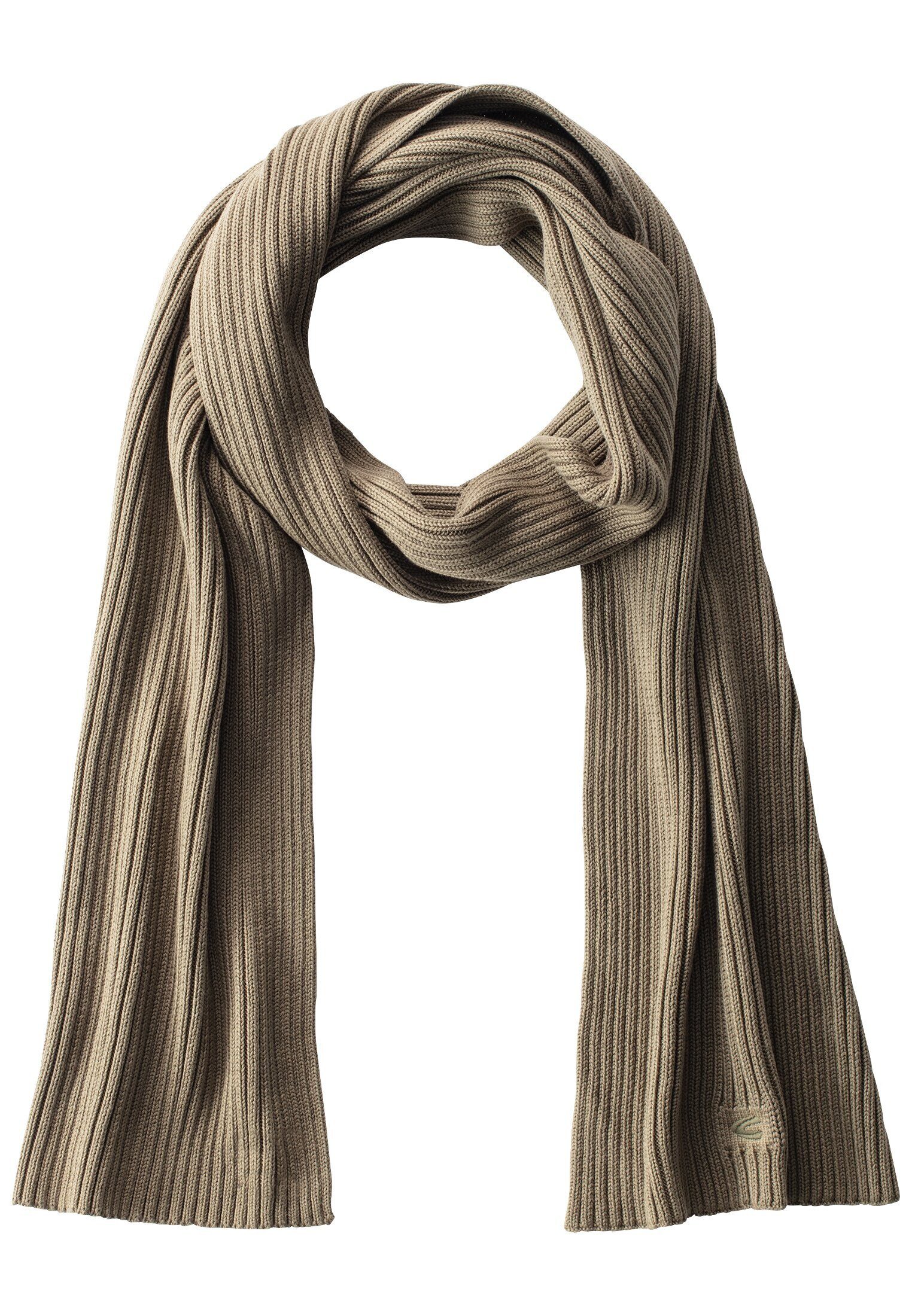 camel active Modeschal Strickschal aus Organic Cotton günstig online kaufen