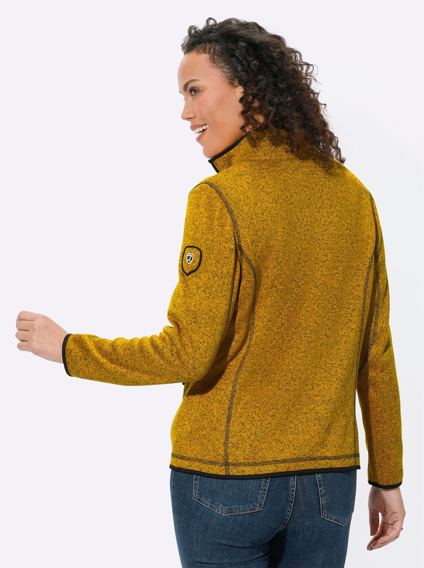 Witt T-Shirt Strick-Fleecejacke Langarm