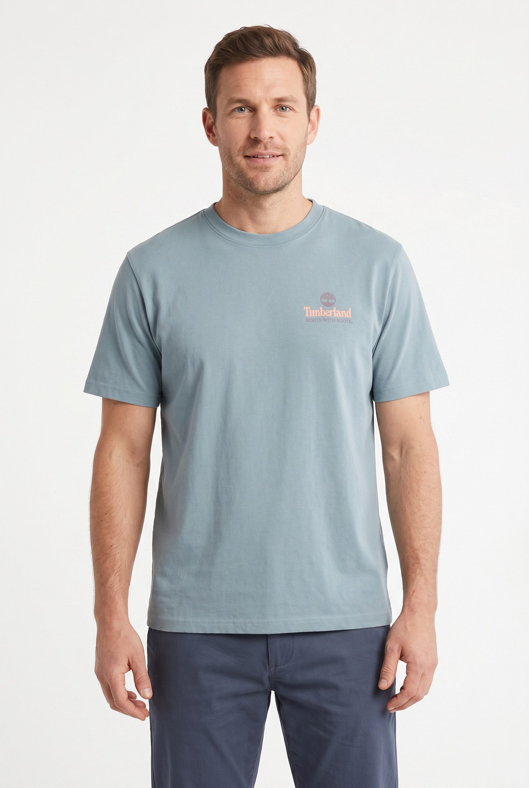 Timberland T-Shirt Illustrated Tree Logo Back Graphic für sportliche Aktivitäten, sportlicher Stil, Kurzarmdesign
