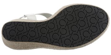 Calvin Klein WIRA 5C *I Sandalette mit Bast bezogenem Keilabsatz