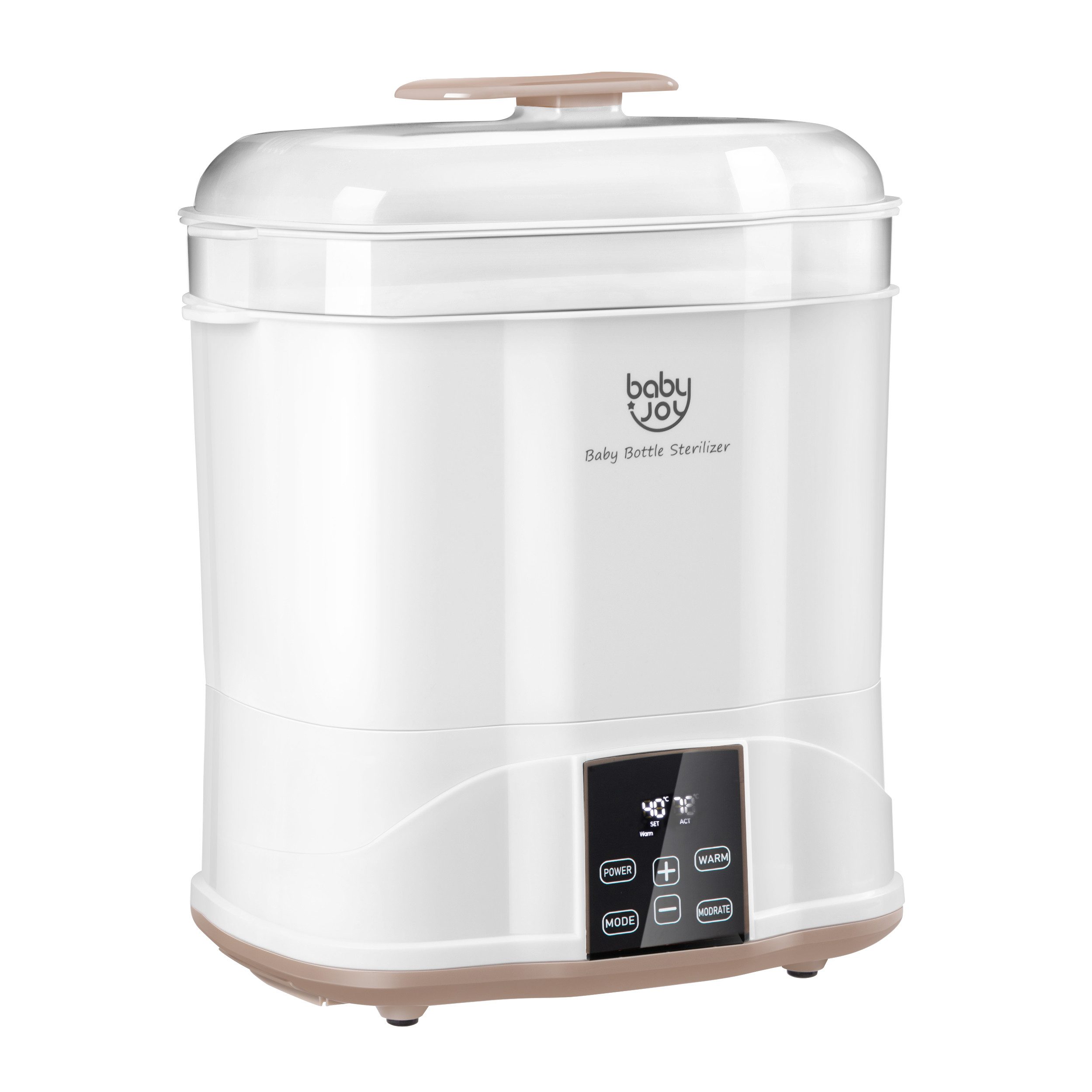 COSTWAY Dampfsterilisator Babyflaschenwärmer, bis zu 10 Babyfläschen