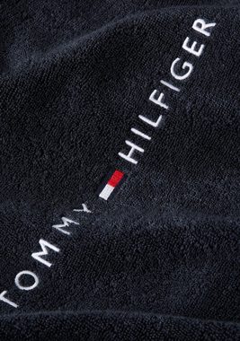 Tommy Hilfiger Underwear Bademantel UNISEX BATHROBE, Baumwolle, Kapuze, Gürtel, Kinder bis 16 Jahre