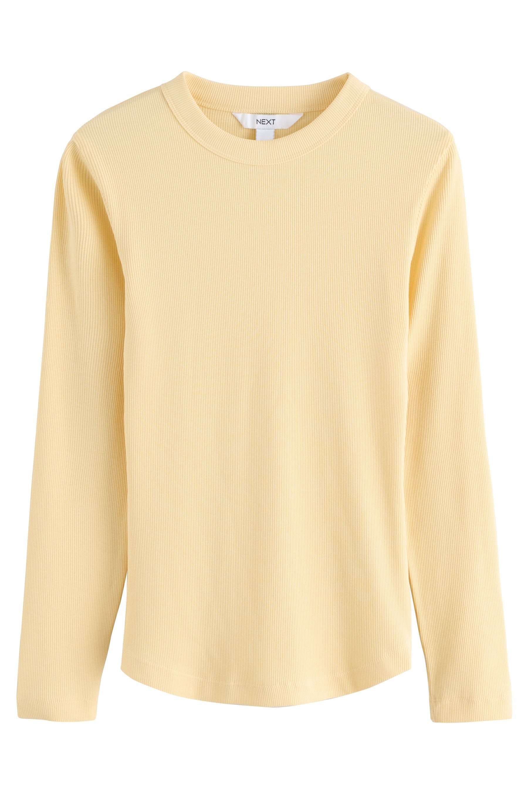 Next Langarmshirt Langarmshirt mit Rundhalsausschnitt, Kurzgröße (1-tlg) günstig online kaufen