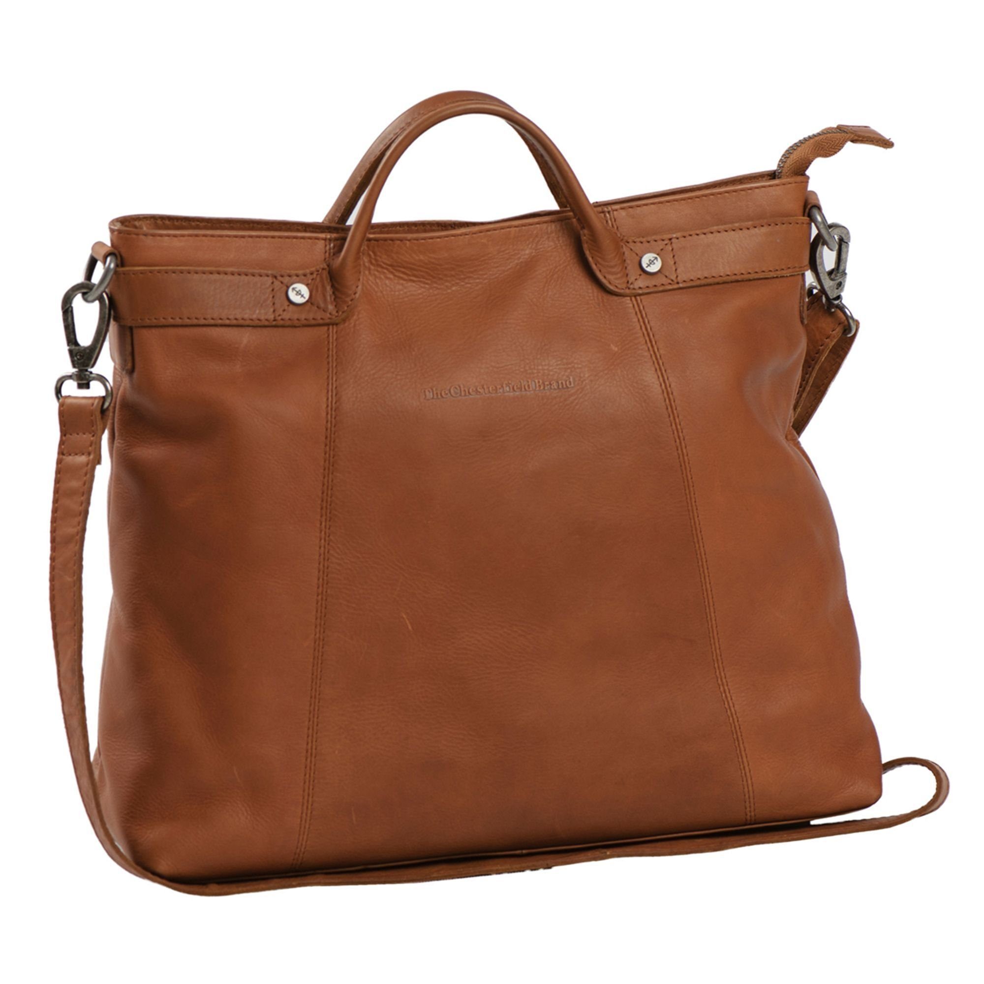 The Chesterfield Brand cognac Leder Wax Pull Henkeltasche Up