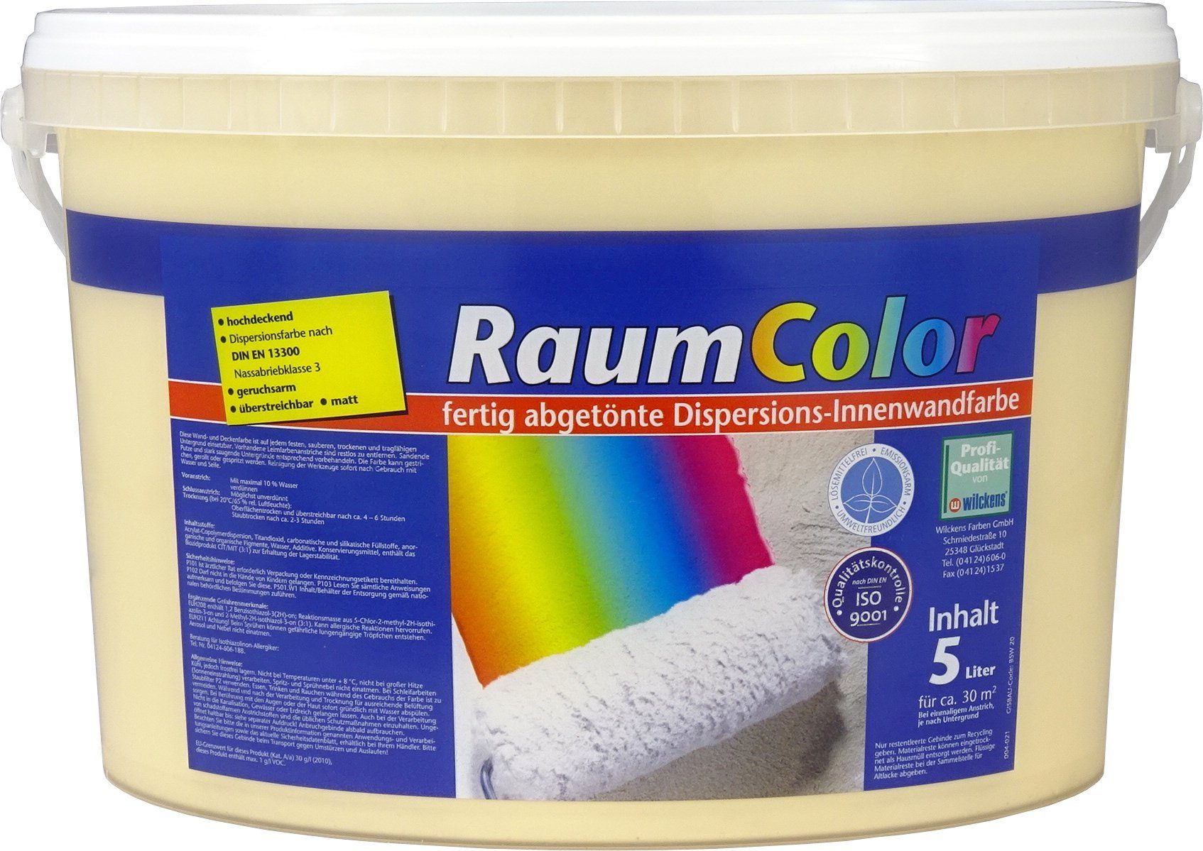 Wilckens Farben Wandfarbe, Raumcolor Sahara 5 L