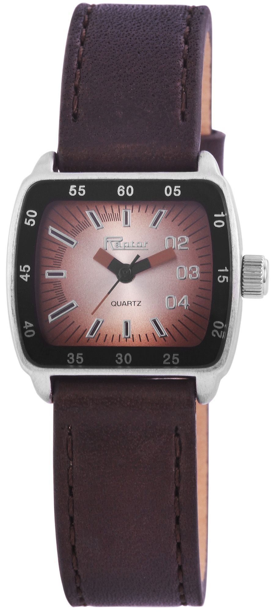 Quarzuhr RA157 mit Echtlederarmband, 3 ATM, inkl. Geschenkbox